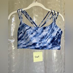 GapFit Eclise Medium Support Strappy Sports Bra Women's Size Medium